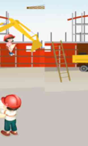 Ativos! Jogo Para Os Meninos Sobre a Canteiro de Obras : Aprender Com a Trabalhador da Construção 2