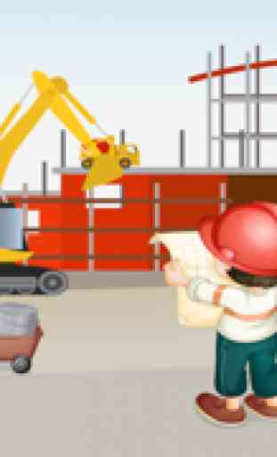Ativos! Jogo Para Os Meninos Sobre a Canteiro de Obras : Aprender Com a Trabalhador da Construção 3