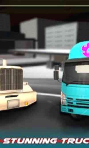 Rodas 18 simulador de motorista de caminhão 3D - expulsar os semi-reboques para transporte de carga ao seu destino 4