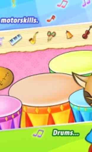 123 Kids Fun MUSIC Caçoa a música jogos educativos 4