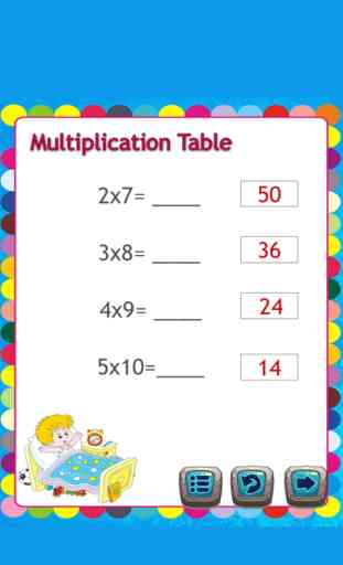 A B C Math: Multiplicação jogo matemática 2