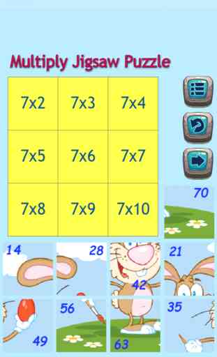 A B C Math: Multiplicação jogo matemática 3
