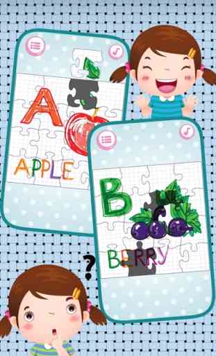 ABC Huruf Abjad Animal Puzzle Jogos Para Crianças 2