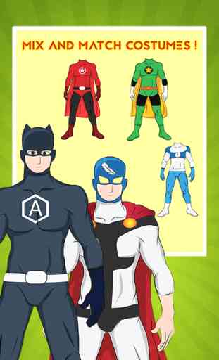 Crie seu próprio super herói justiça Man vestir-se 3