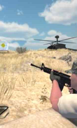 E.U. Exército Commando treinamento 3D - academia m 4