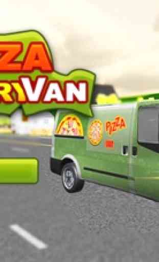 jogo caminhoneiro comida entrega de pizza Van- 1
