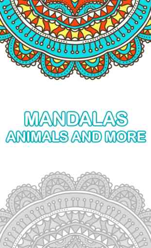Livro De Colorir Mandala - Livre Adulto Cores Pági 1