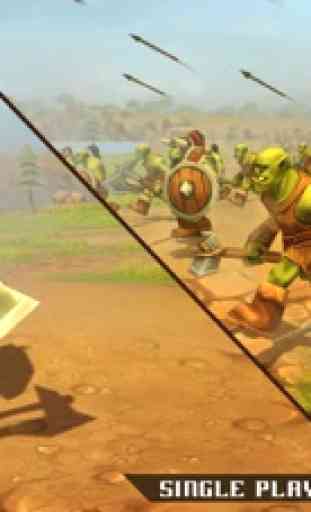 Orcs Battle Simulator - Jogo Epic War Commander 3