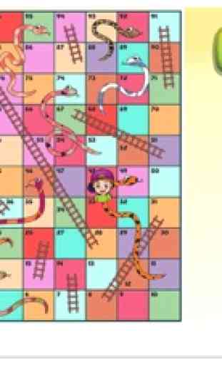 Snakes & Ladders Rei Board Game 3