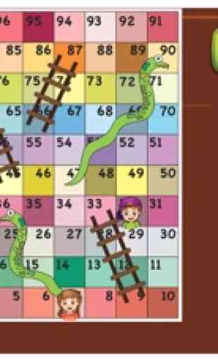 Snakes & Ladders Rei Board Game 4