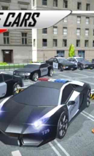 Thriller Carro Drift Drive Dubai Police Sim 3D 4