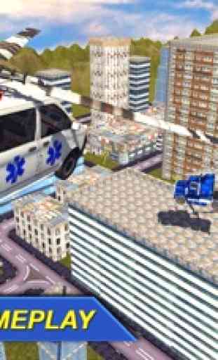 Vôo Ambulância Voar Piloto Simulador 3D 3