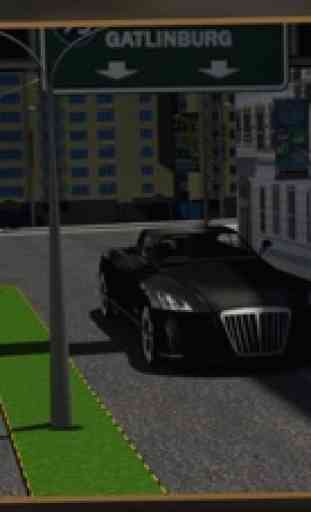 3D Gangster Car Simulator - Uma simulação motorista da máfia do jogo louco e estacionamento 3