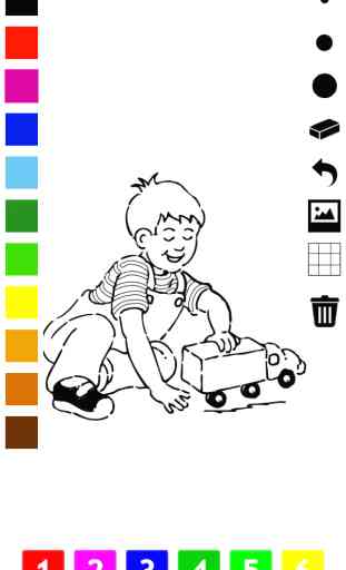 Ativo! Livro Para Colorir de Brinquedos Para As Crianças: Brinquedo, Menino, Foguete, Urso de Peluche, Carro, Avião 4