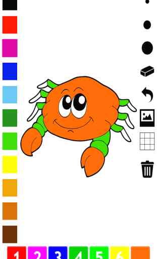 Ativos! Livro Para Colorir de Peixes Para As Crianças a Aprender a Pintar 1