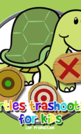 tartarugas e tiro com arco-alvo para as crianças - jogo livre 1