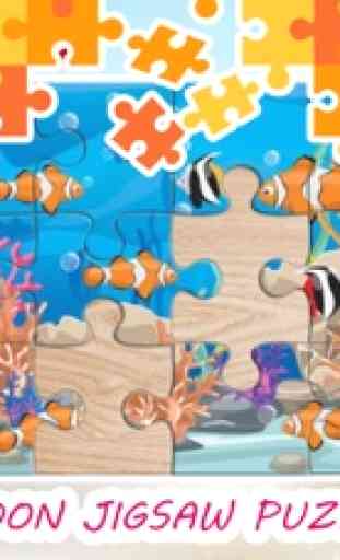 Animadas do Mar Animais jogos e quebra-cabeças 3
