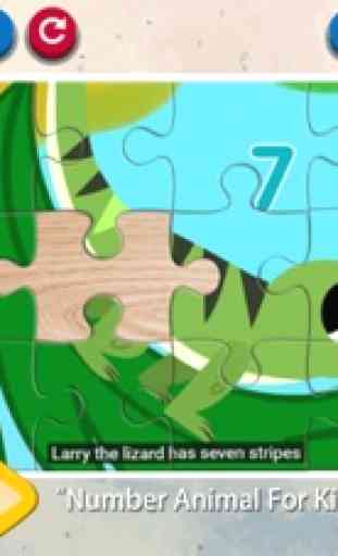 Aprender Número Jigsaw Puzzle Jogo 3