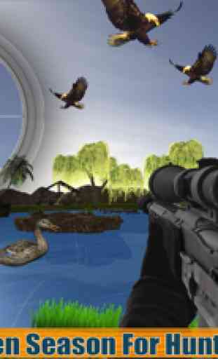 Caça de pássaro da selva 2017: Pro Hunter 3D Pro 3