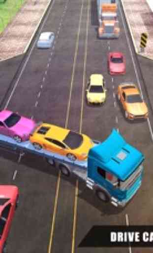 Carro transportador caminhão 3D: simulador de cami 4