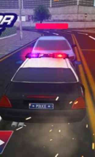 Furioso polícia perseguição criminal - condução de 4