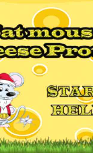 O jogo de gato e rato proteger queijo. 2