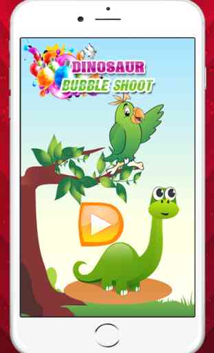 O jogo de tiro bolha pequena dinossauro livre 1