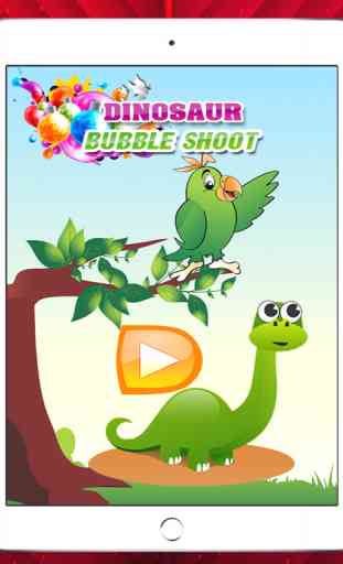 O jogo de tiro bolha pequena dinossauro livre 3