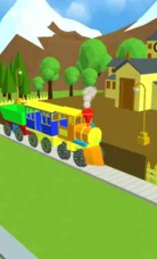 3D Trem de brinquedo-grátis crianças jogo do trem 1