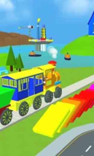 3D Trem de brinquedo-grátis crianças jogo do trem 2