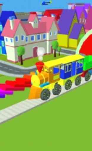 3D Trem de brinquedo-grátis crianças jogo do trem 4