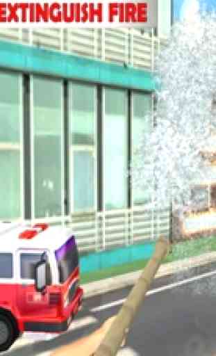 911 Emergency Rescue - Ambulance & FireTruck Game 4