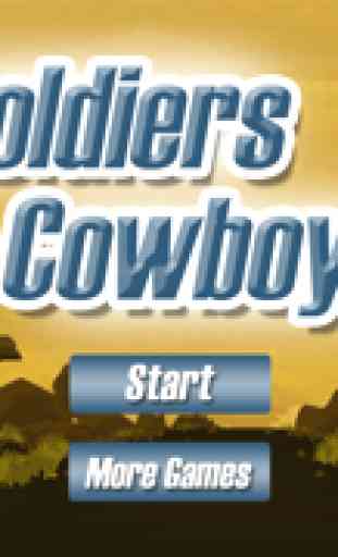 A Soldiers & Cowboys Battle! Jogo de Soldados e Cowboys 4