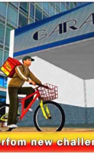 Bicicleta entrega de pizza boy & riding simulator 4