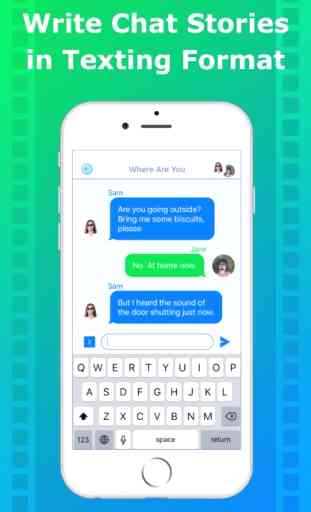 Chat Story Maker - Gravar Textos Vídeos 1