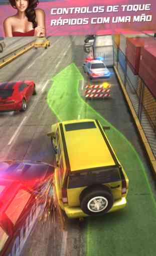 Highway Getaway: jogo de carro de corrida policial 3