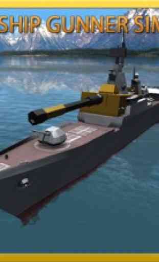 Navio de guerra da marinha Artilheiro Simulator: G 3