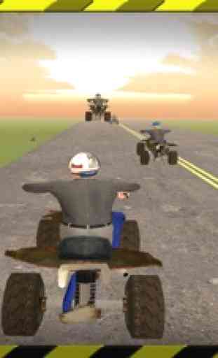 O passeio de aventura em Quad jogo de corrida 3D 3