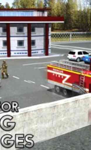 Resgate Fogo Caminhão Simulador Jogo: 911 Bombeiro 1