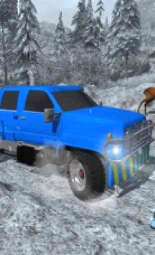 Simulador de Sierra offroad 4x4 – neve condução 3D 1