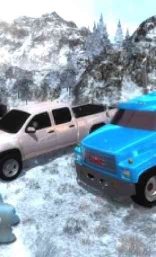 Simulador de Sierra offroad 4x4 – neve condução 3D 3
