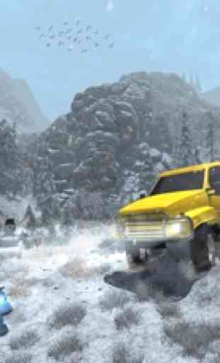 Simulador de Sierra offroad 4x4 – neve condução 3D 4