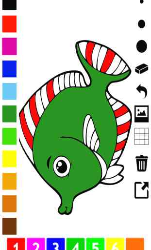 Ativo! Livro Para Colorir Para As Crianças Sobre a Vida do Mar: Aprender a Desenhar Com Peixes, Tartaruga, Caranguejo, Oceano, Coral 2