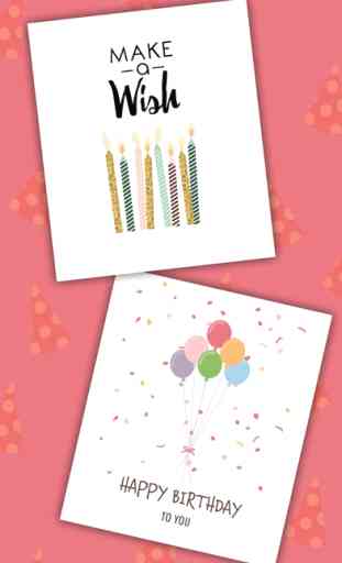 cartões de aniversário com adesivos - Editor 1