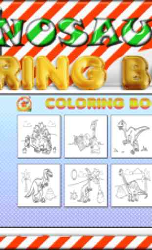 coloring book Dinosaur fun games for kid 3