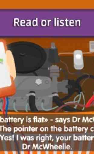 Dra. McWheelie: Bateria 2