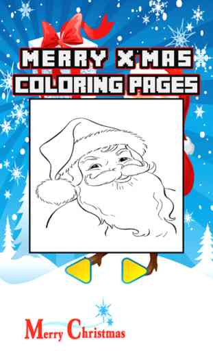 Livro de Natal Papai Noel coloração página para cr 3