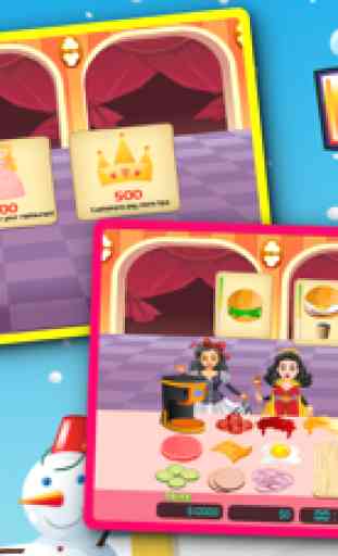 Princesa Cozinhar Hamburger Jogos 2