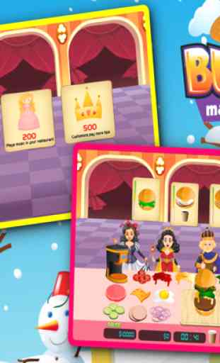 Princesa Cozinhar Hamburger Jogos 4
