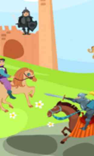 Um Castelo & Knights Little Kids Games Criança Escola 4